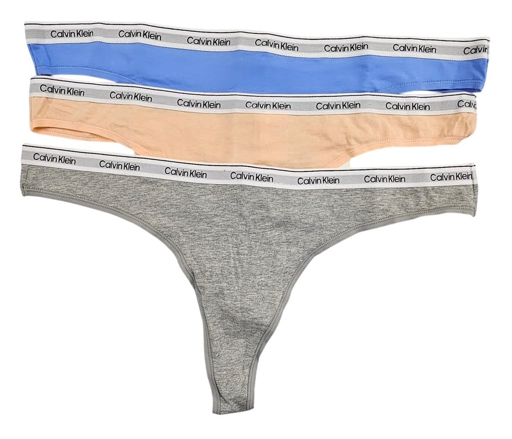 Calvin Klein Damen 3er Pack Strings mit Stretch