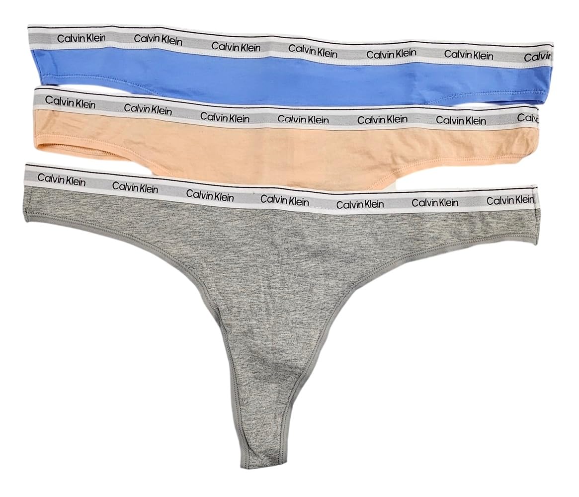 Calvin Klein Damen 3er Pack Strings mit Stretch