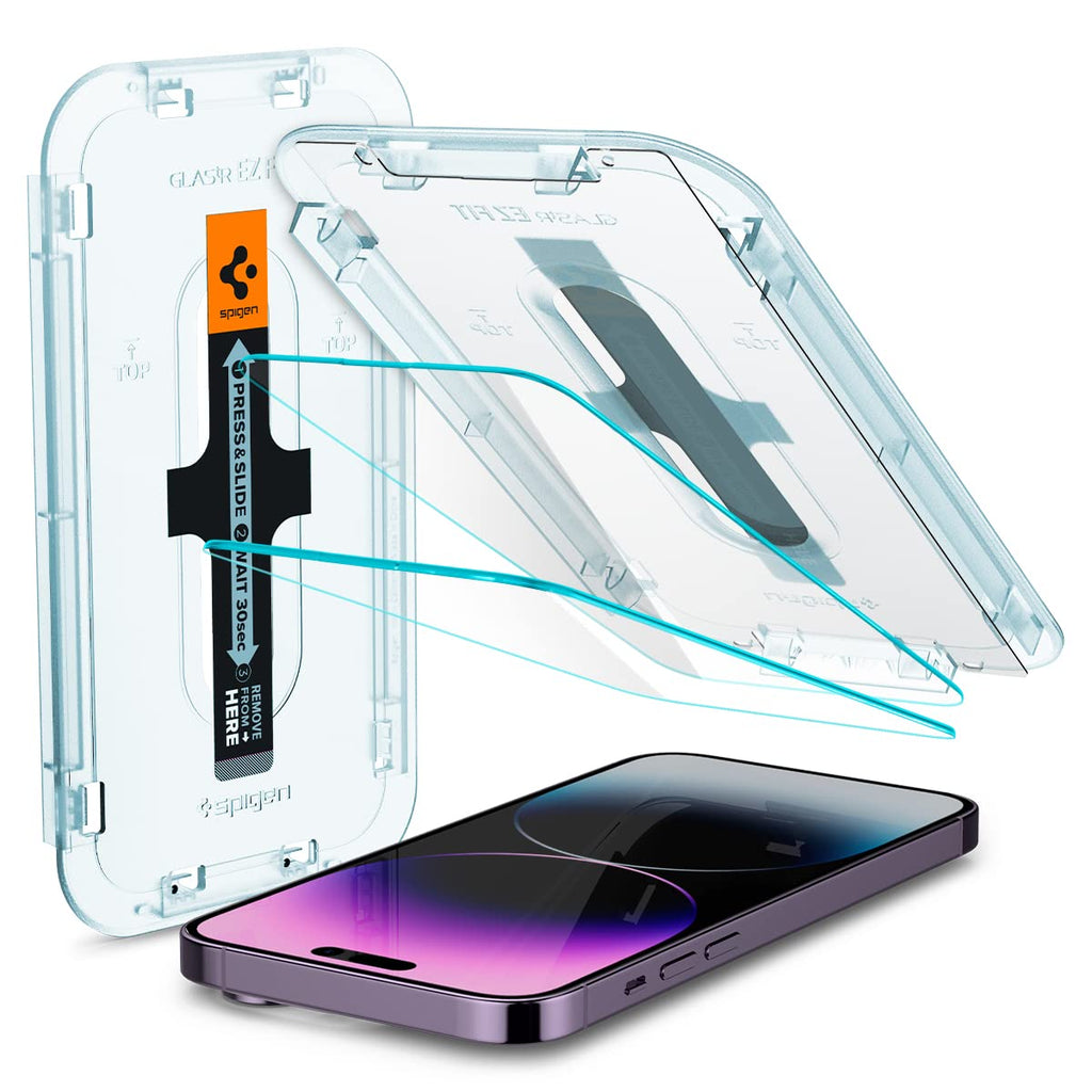 Spigen EZ Fit Schutzfolie [2 Stück] für iPhone 18 Pro, iPhone 17 Pro