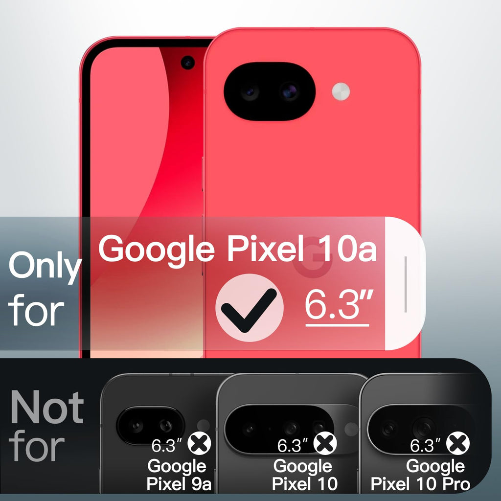JETech Magnetische Hülle für Google Pixel 10/10 Pro, Obsidian
