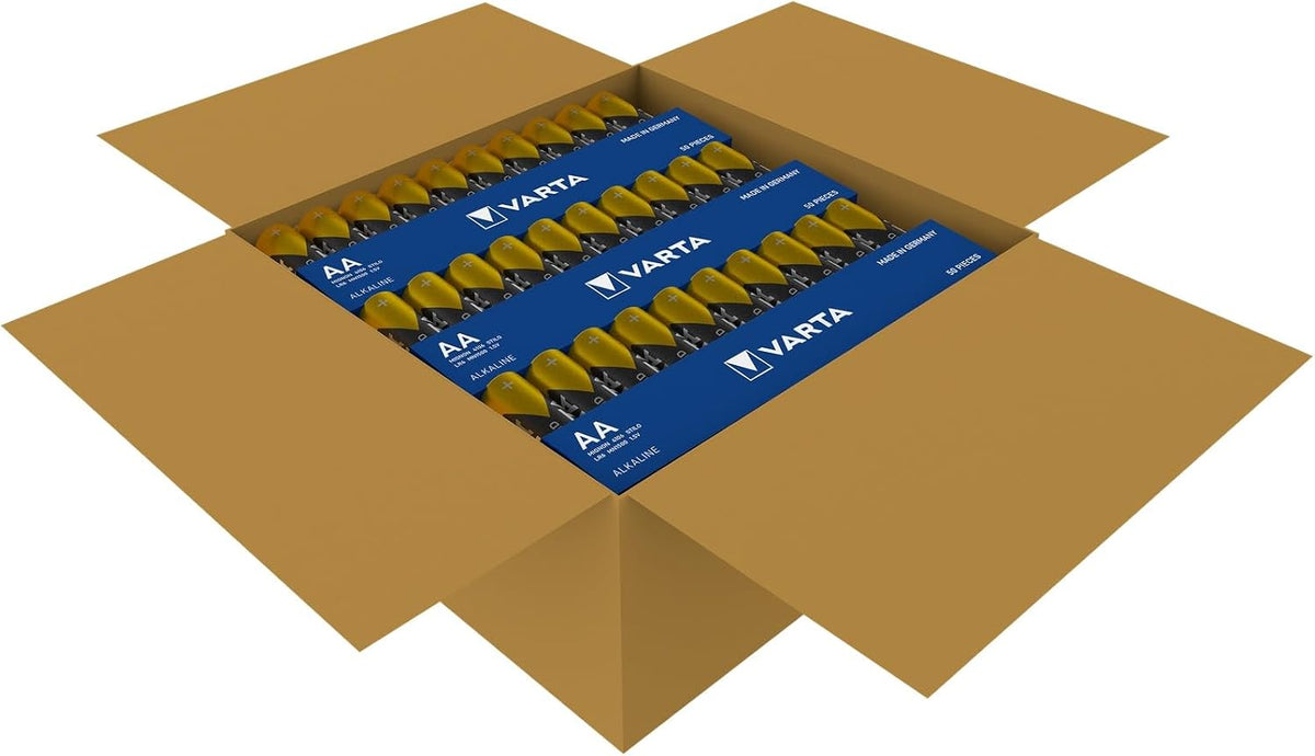 Varta Batterien AAA 100 Stück Power on Demand Alkaline 1,5 V Vorratspack
