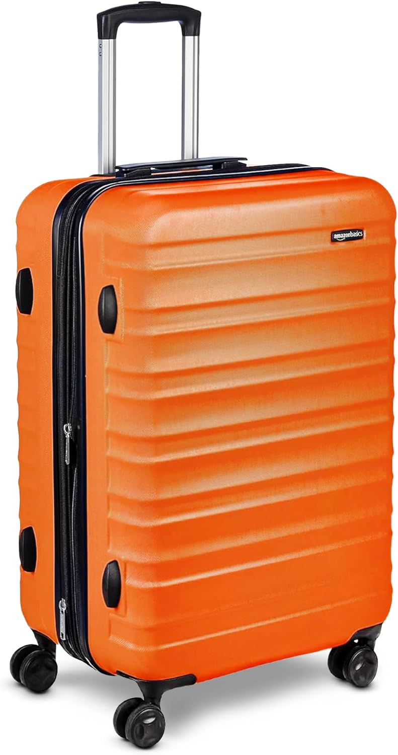 Amazon Basics 21" Hardside Carry-On Luggage with Spinner Wheels