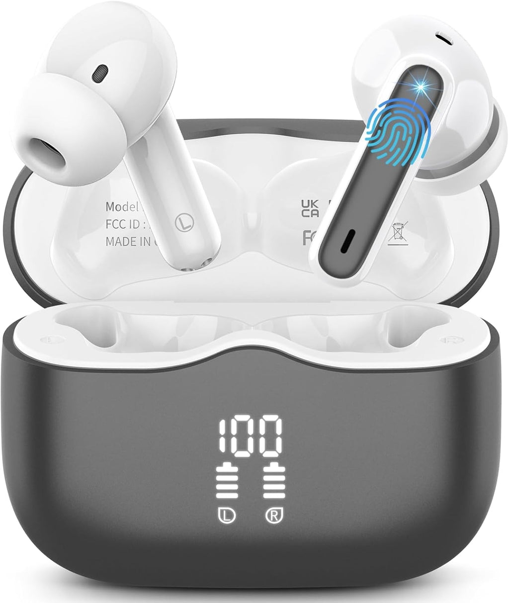 Bluetooth Kopfhörer, Kopfhörer Kabellos Bluetooth 5.4, Tiefer Bass Ohrhörer