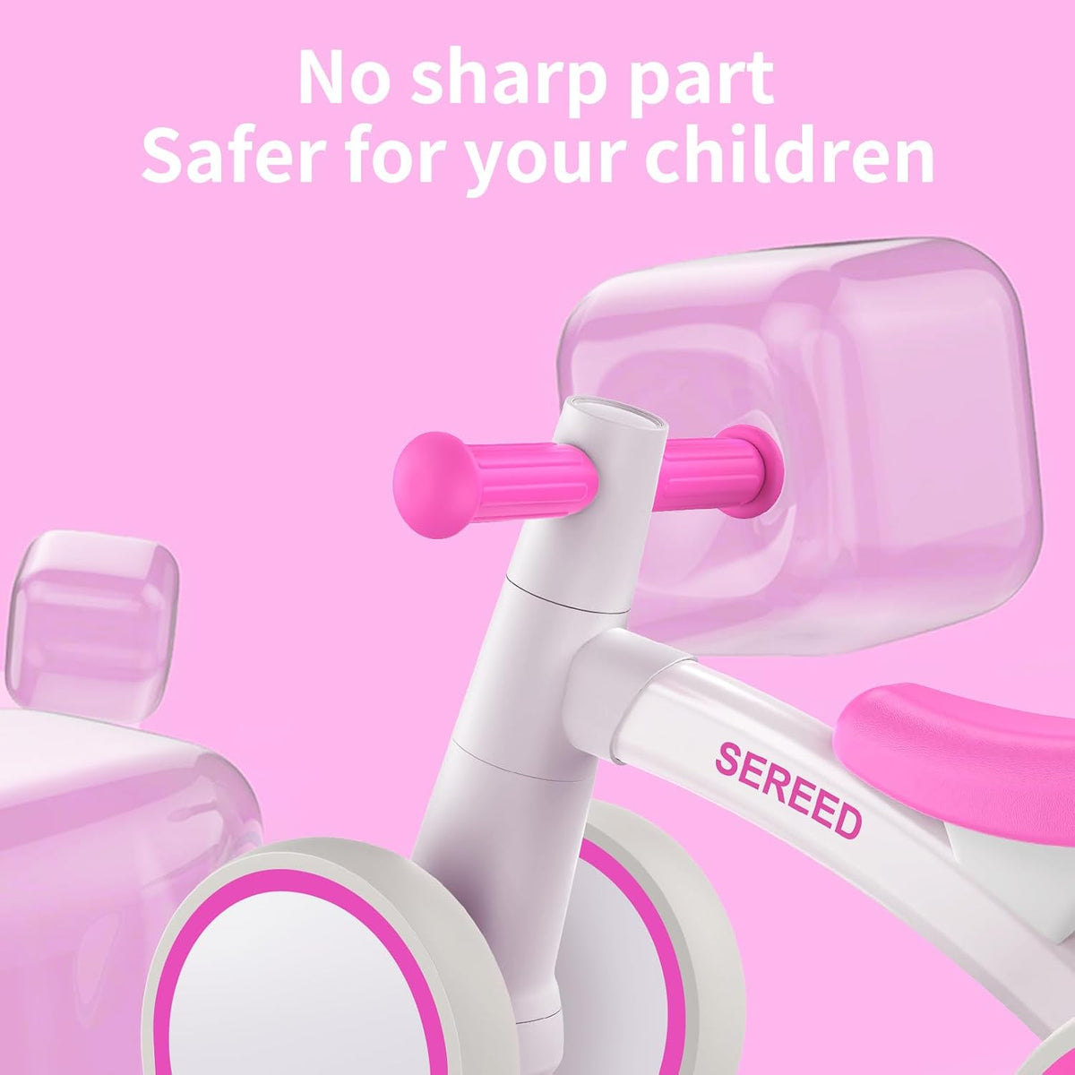 SEREED Baby Balance Bike for 1 Year Old Boy Girl, First Birthday Gift Toy
