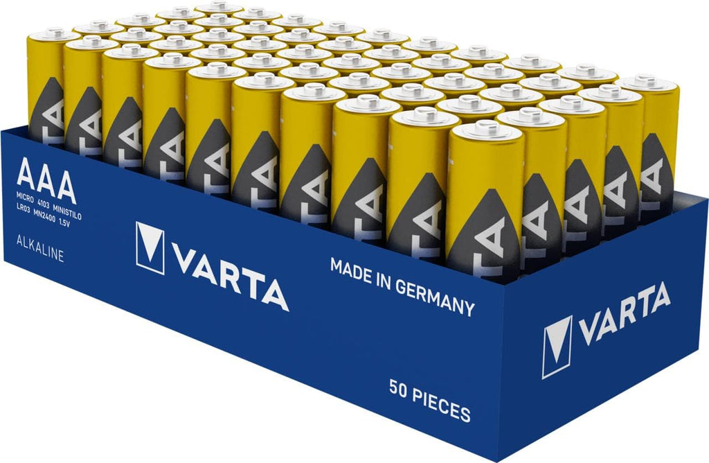 Varta Batterien AAA 100 Stück Power on Demand Alkaline 1,5 V Vorratspack