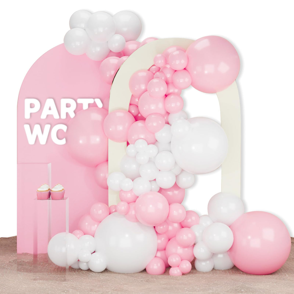 PartyWoo Black Balloons 140pcs Different Sizes of 18 12 10 5 Inch