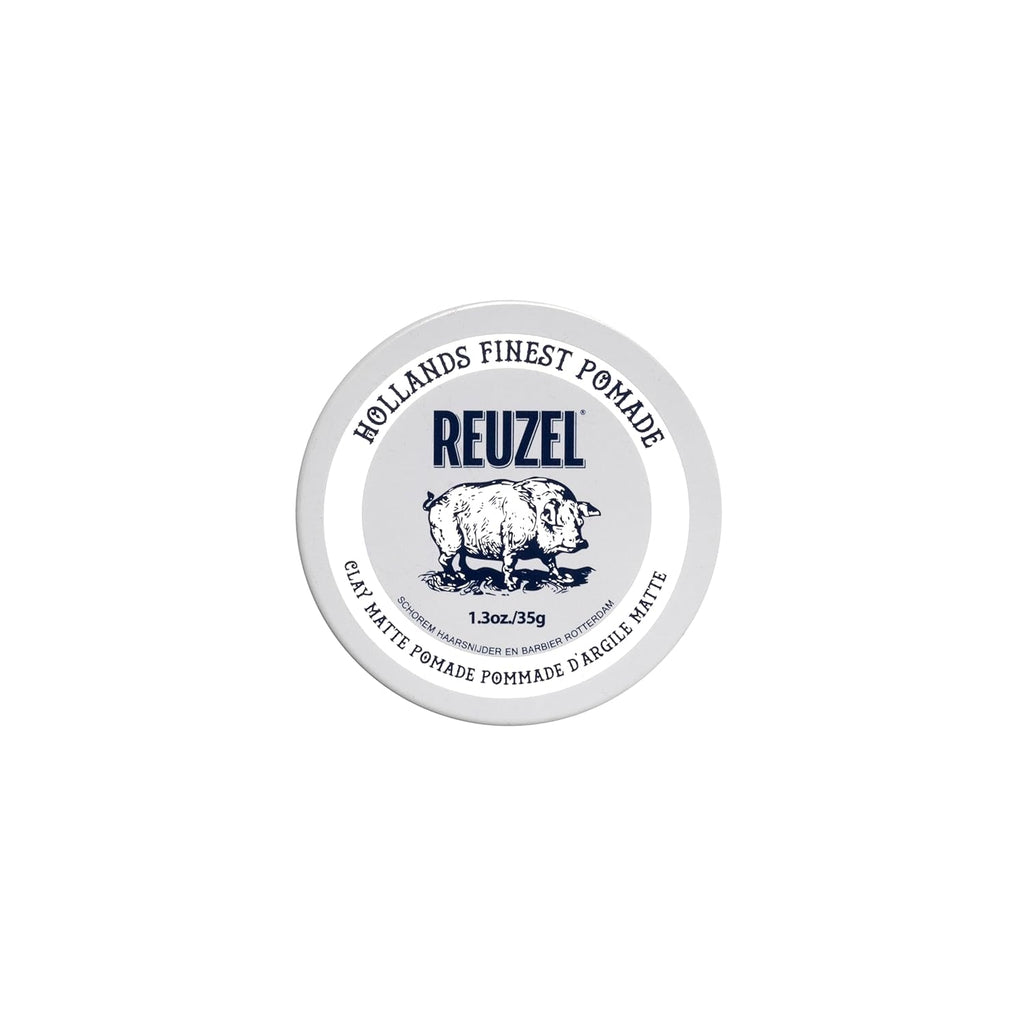 Reuzel Fiber Pomade, matter Glanz, fester Halt, texturiertes, volleres Aussehen, im Laufe des Tages leicht umformbar, 3,38 oz/95 g