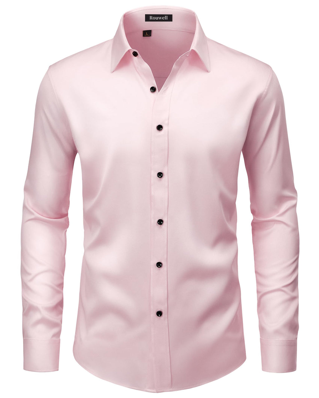 Men’s Wrinkle Free Dress Shirts Regular Fit Long Sleeve Non Iron Business Casual Wedding Stretch Button Down Shirt