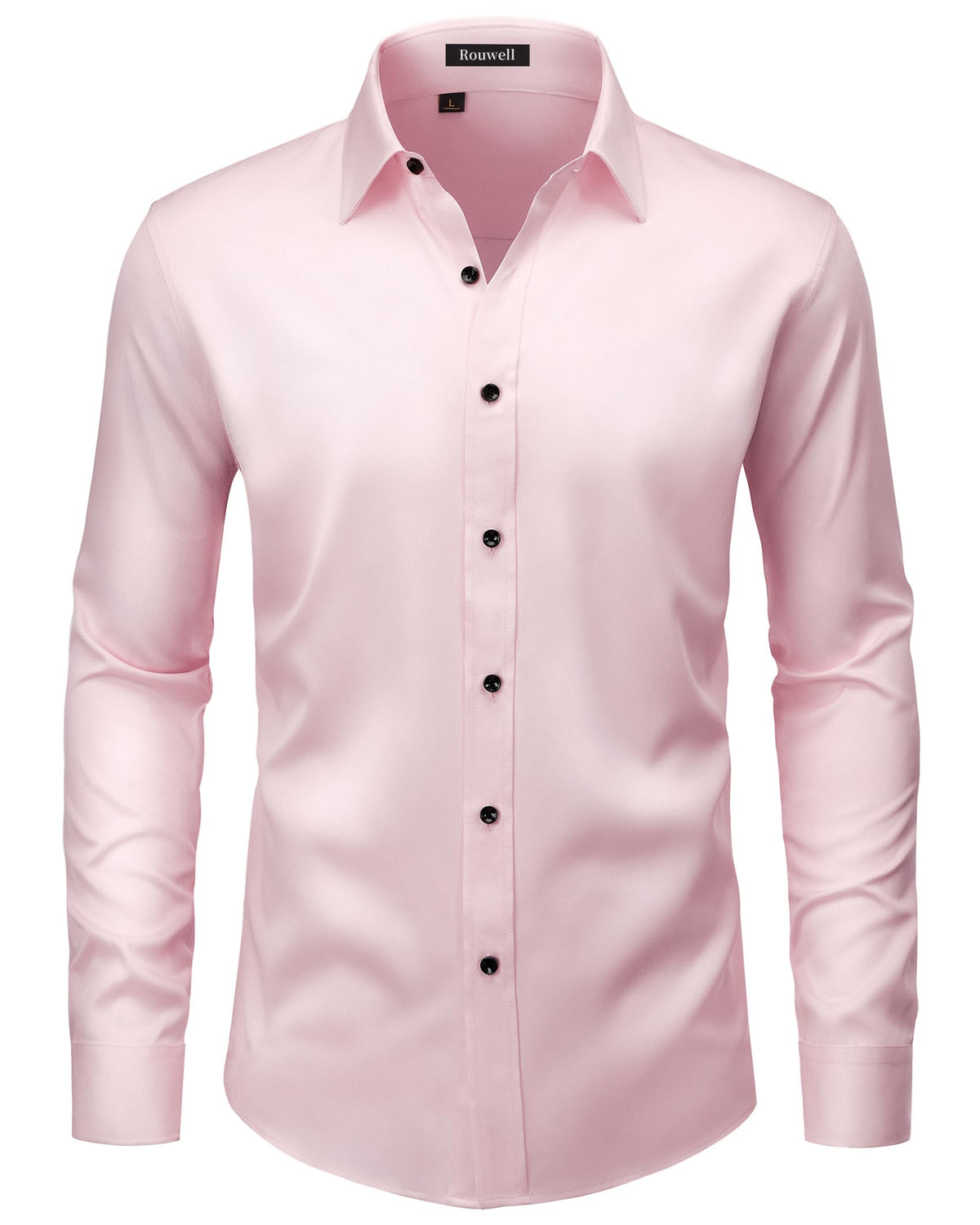 Men’s Wrinkle Free Dress Shirts Regular Fit Long Sleeve Non Iron Business Casual Wedding Stretch Button Down Shirt