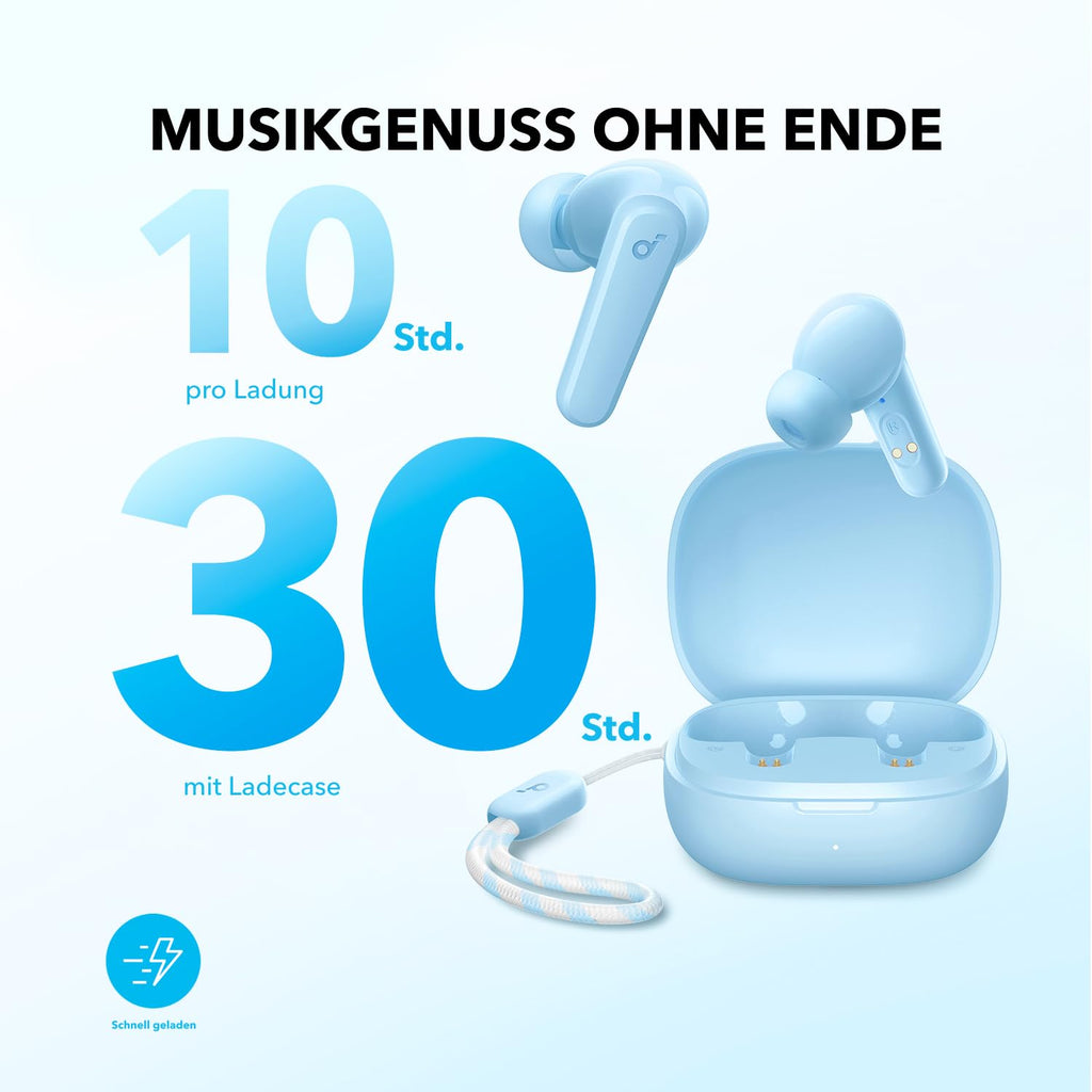 soundcore by Anker P20i Kabellose Bluetooth Kopfhörer in-Ear, 10mm Treiber