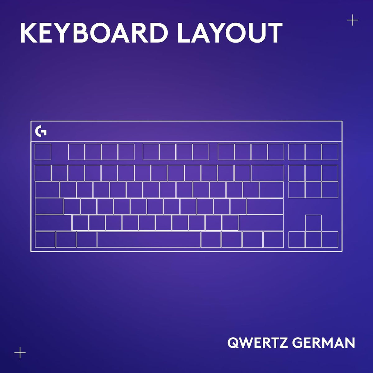 Logitech G G515 LIGHTSPEED TKL kabellose flache Gaming-Tastatur (Schwarz)