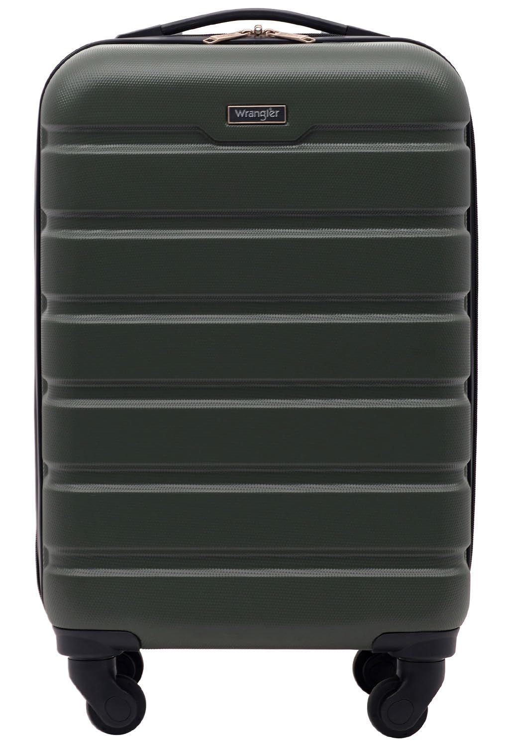 Wrangler 22" Hardside Spinner Carry-On Luggage, Charcoal