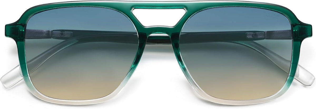 SOJOS Retro Aviator Sunglasses Womens Mens,Trendy Rectangle Shades SJ2202