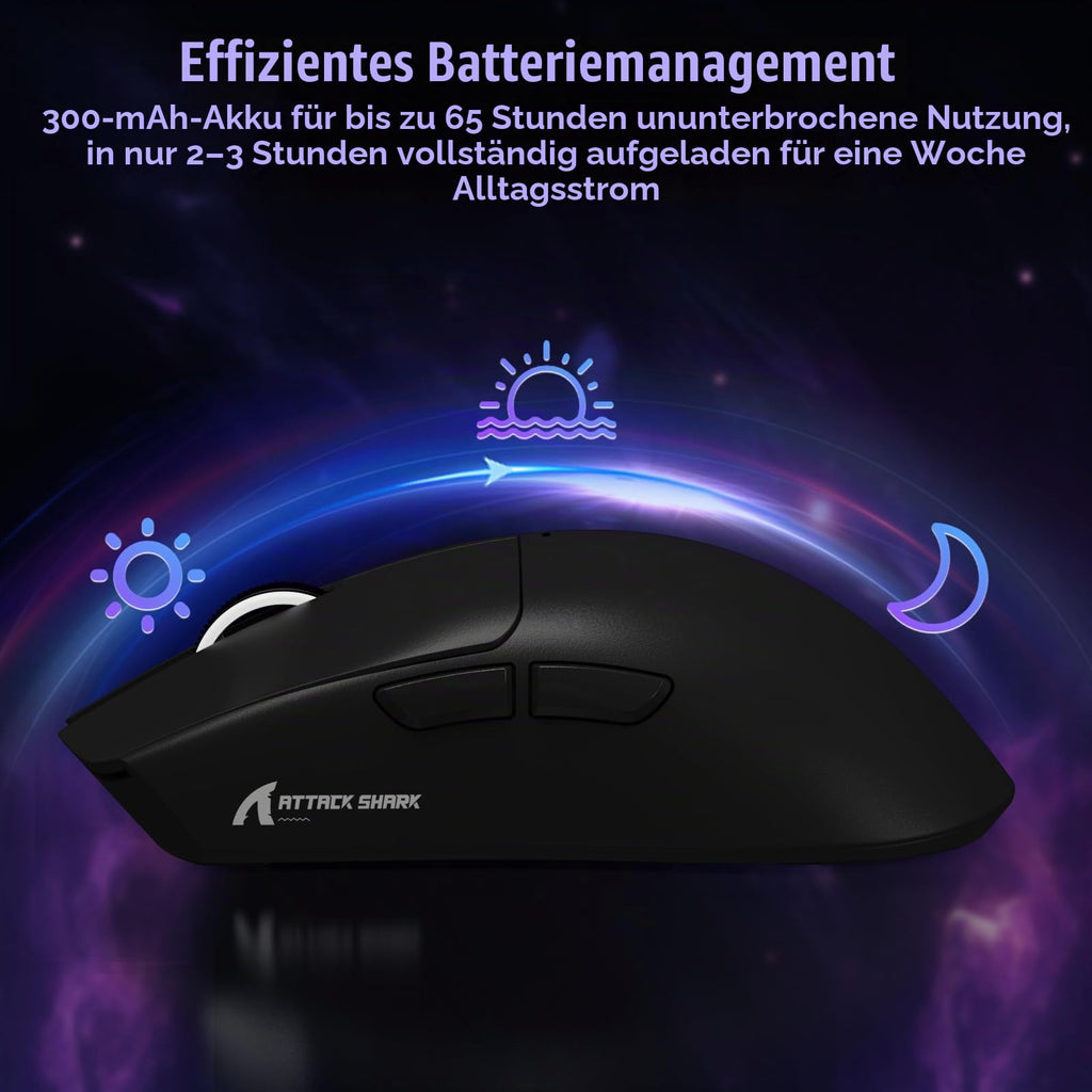 ATTACK SHARK X11SE Kabellose Gaming-Maus
