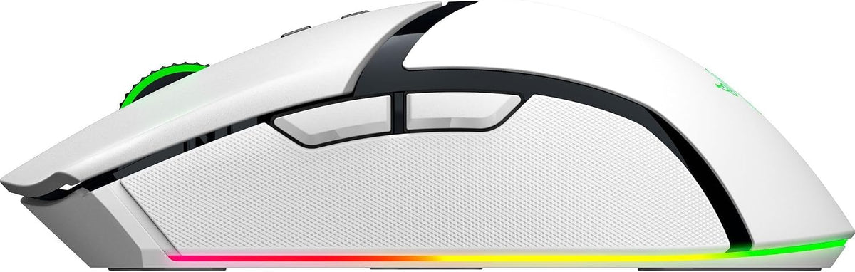 Razer Cobra Pro - kabellose Gaming-Maus mit RGB - Optischer Focus Pro Sensor mit 30K DPI (10 Anpassbare Tasten, HyperSpeed Wireless Polling 8K Hz, Bluetooth, Chroma-Beleuchtung mit 11 Zonen) Weiß