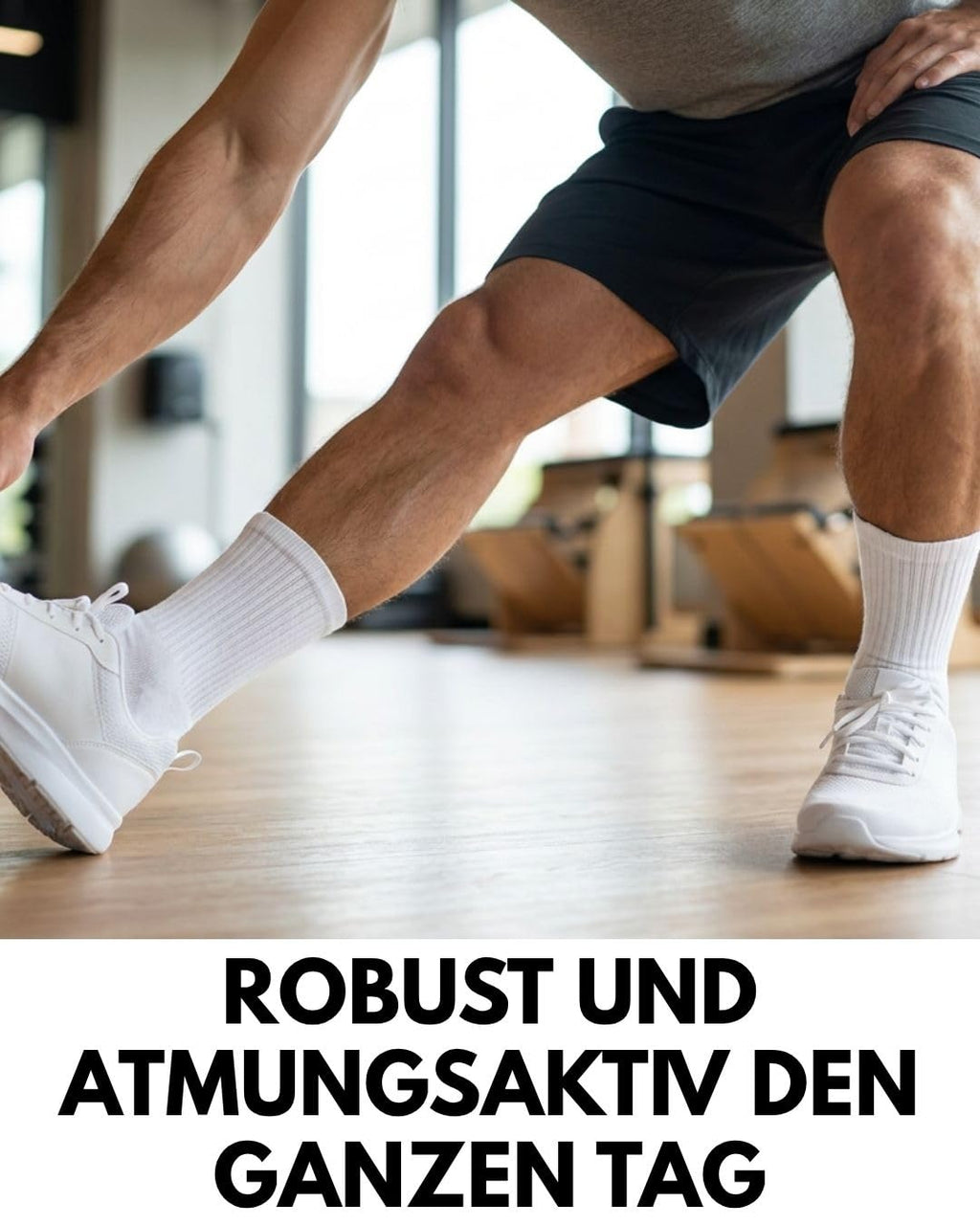10 Paar Sportsocken Tennissocken Herren Damen Atmungsaktive Crew Socken Baumwolle