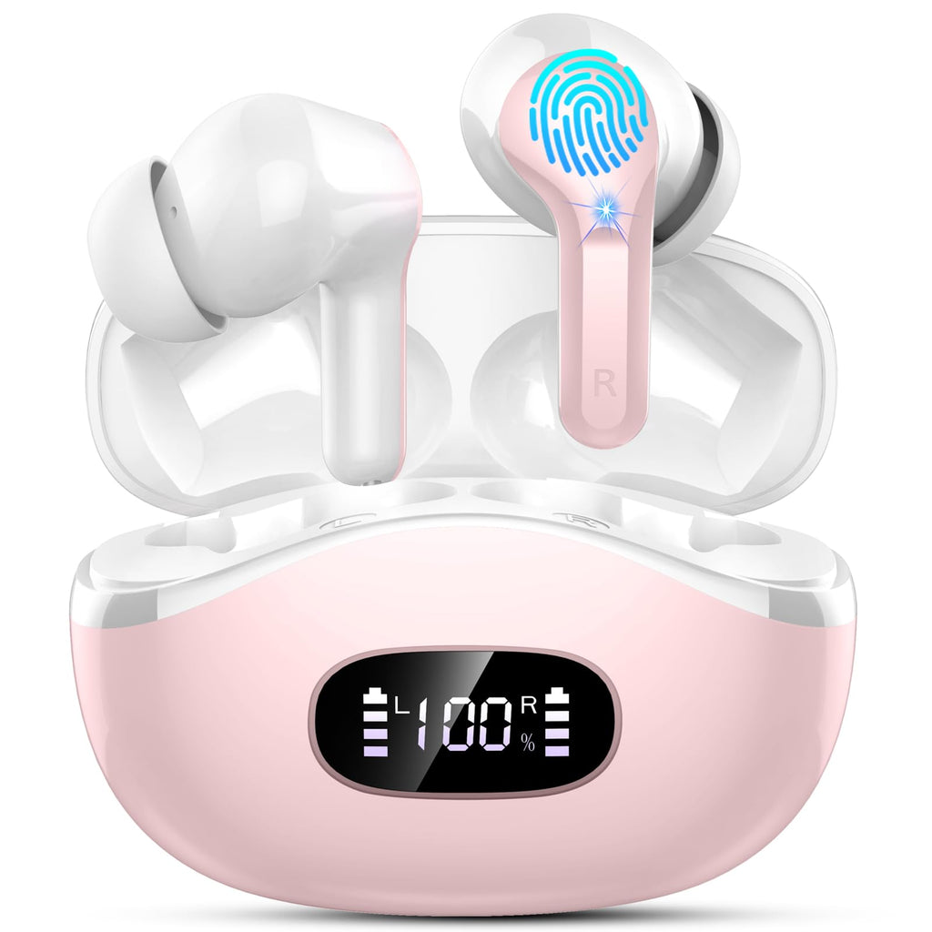 2026 Kopfhörer Kabellos Bluetooth 5.4 Kopfhörer, 6D-Stereo Ohrhörer in Ear