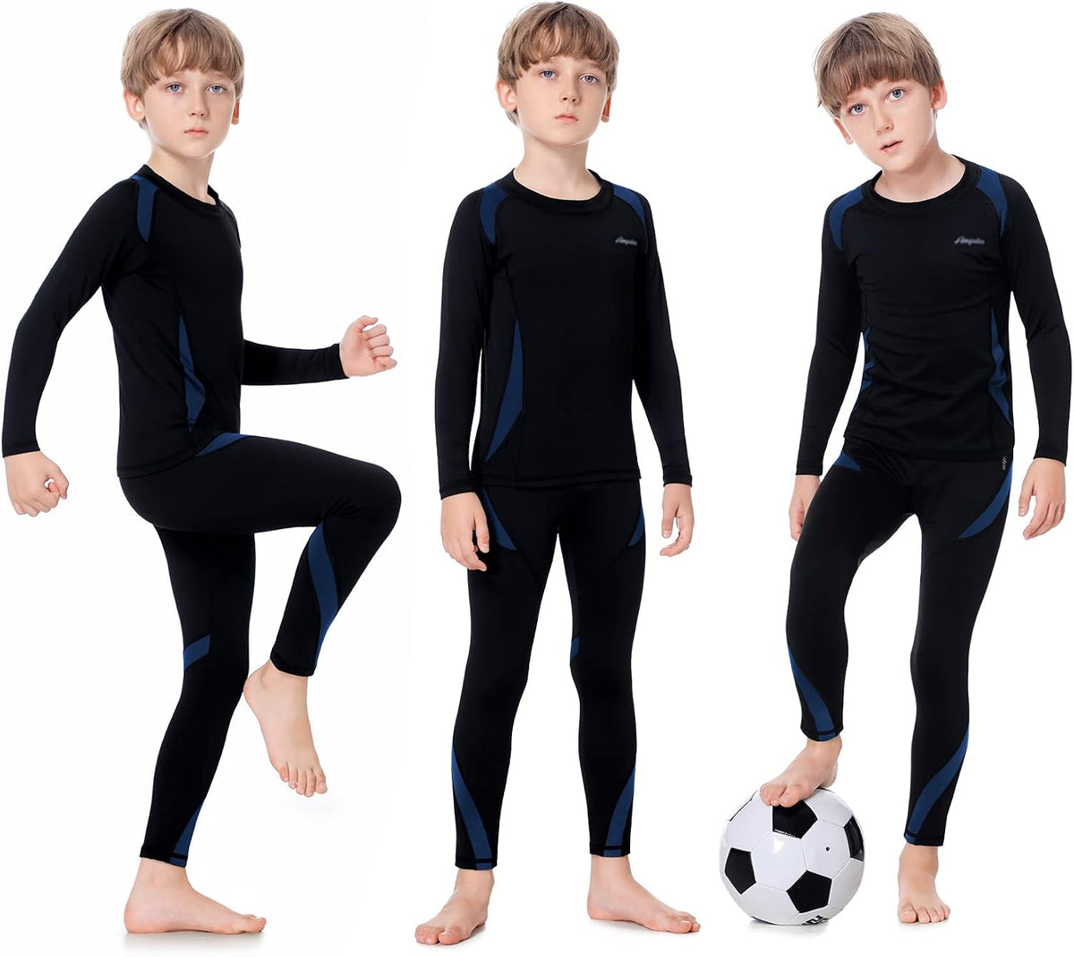 Thermounterwäsche Kinder Skiunterwäsche Junge Funktionsunterwäsche Mädchen