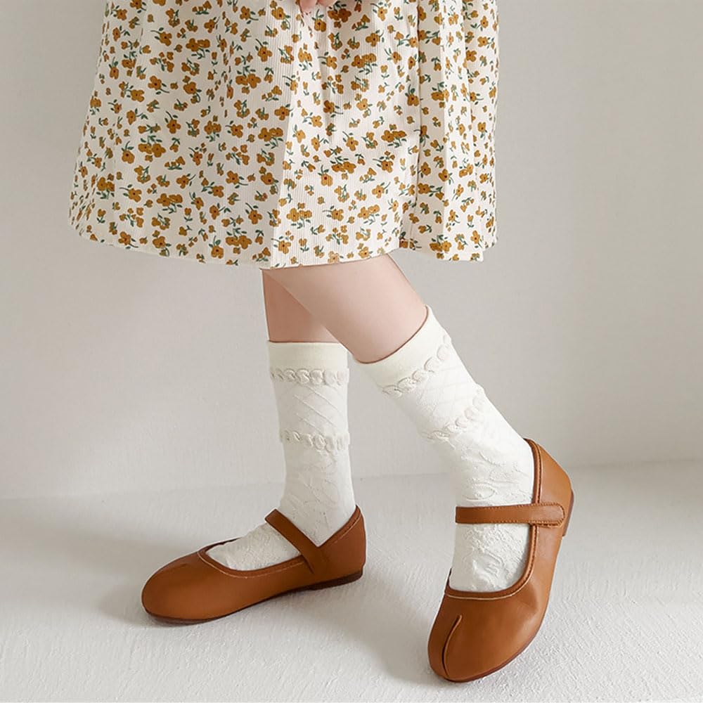 FedMois 10 Paires Chaussettes chaudes hiver en Coton Garçons Filles Socquette Enfant