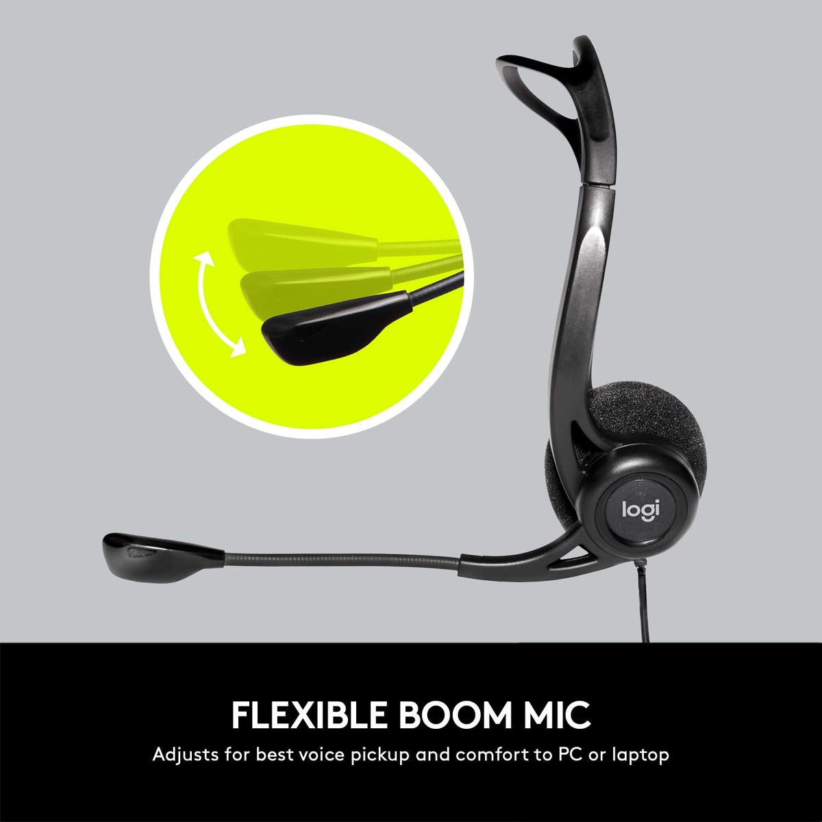 Logitech 960 Kopfhörer mit Mikrofon