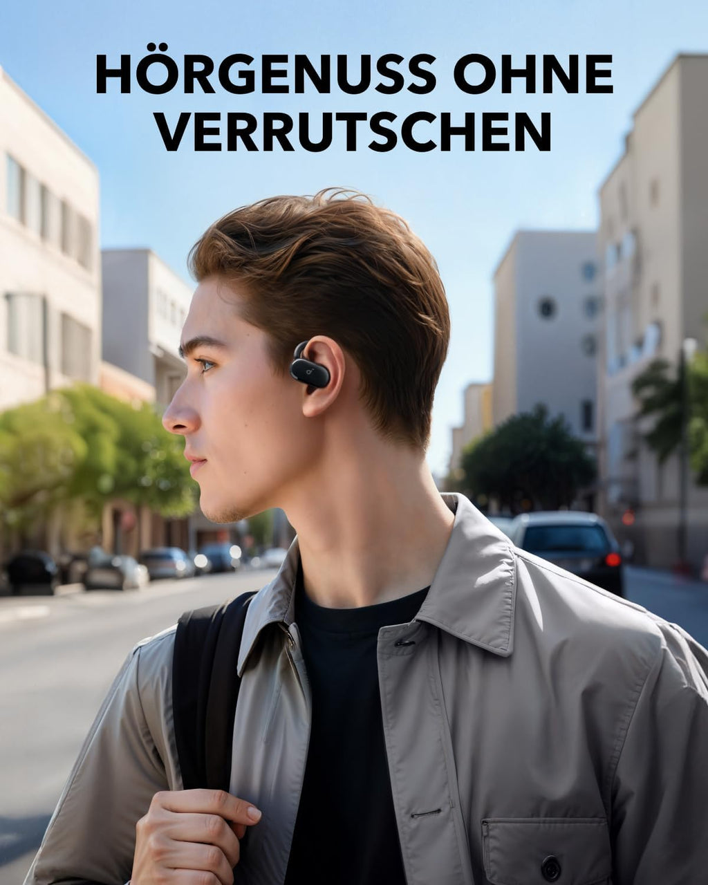 Soundcore by Anker V20i Open-Ear Kopfhörer verstellbare Ohrhaken, BT 5.4