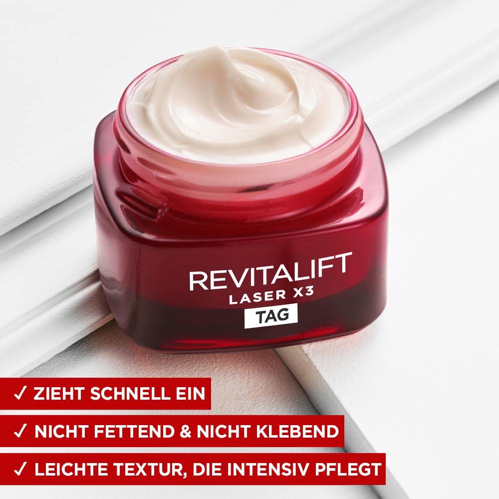 L'Oréal Paris Anti-Aging,Tagescreme gegen Falten, straffend, 50 ml