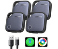 UGREEN FineTrack Duo 4 Pack GPS Tracker für iOS & Android mit USB C Laden
