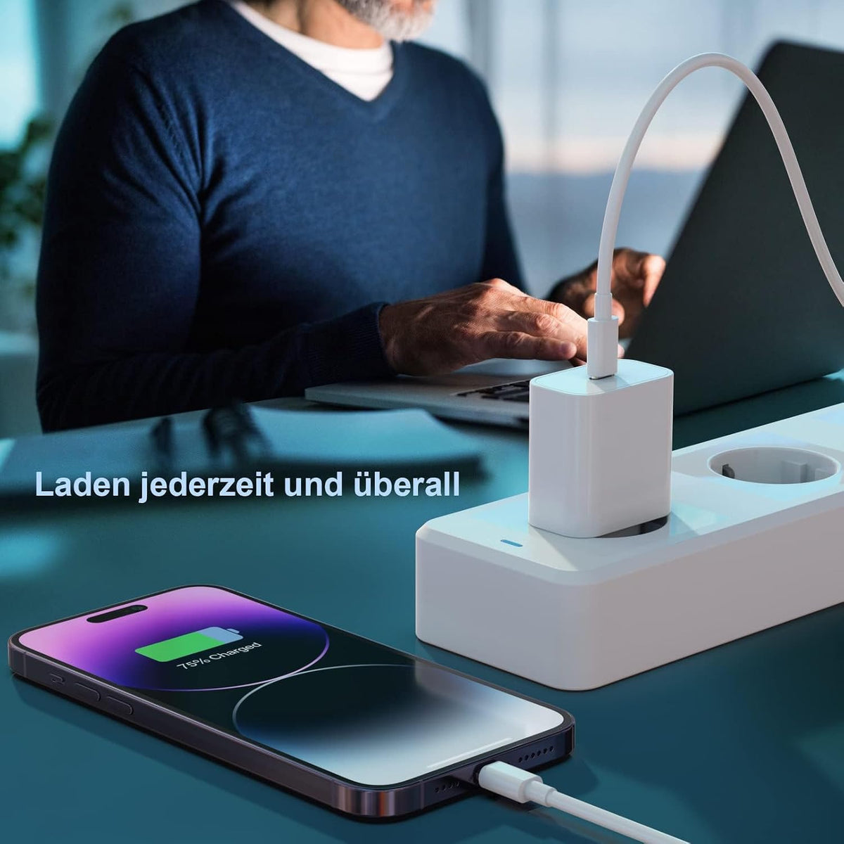 3er-Pack 25W USB C Schnellladegerät für iPhone 16/15/14/13/12/11 SE