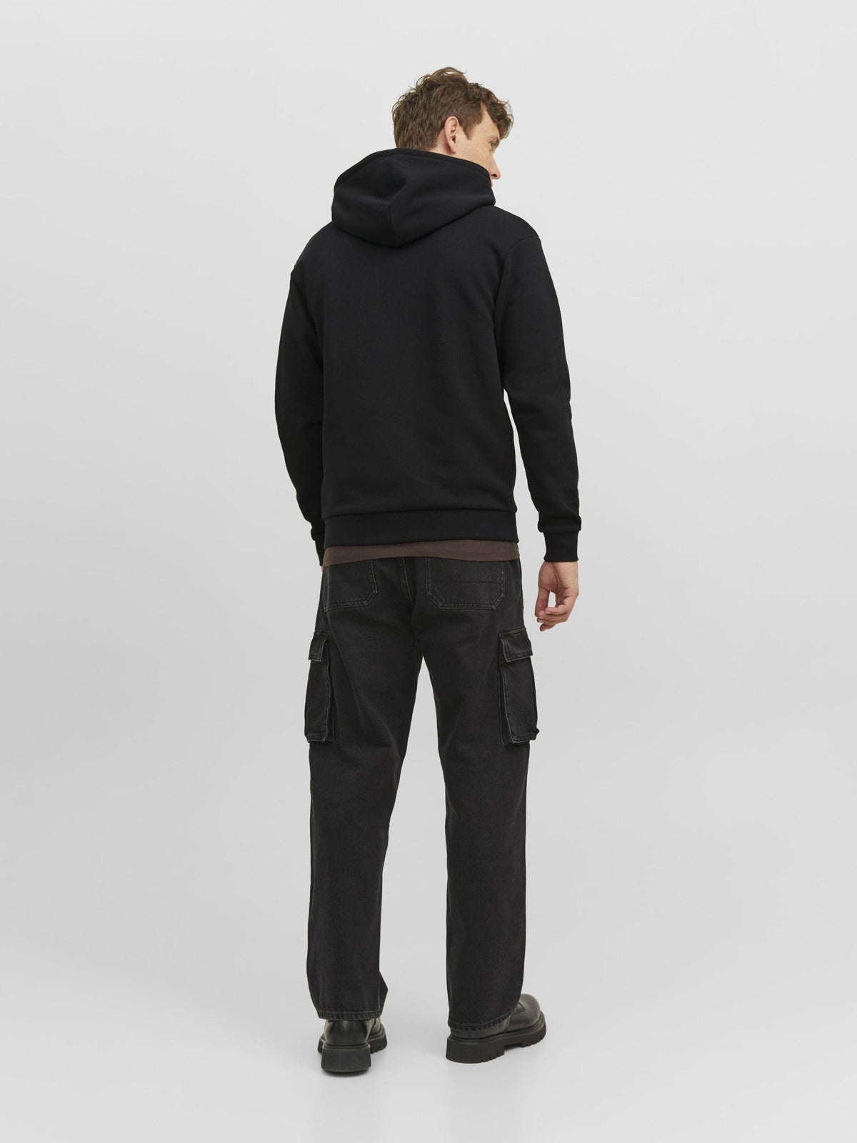 JACK & JONES Herren Jjebradley Sweat Zip Hood Noos Sweatshirtjacke (1er Pack)