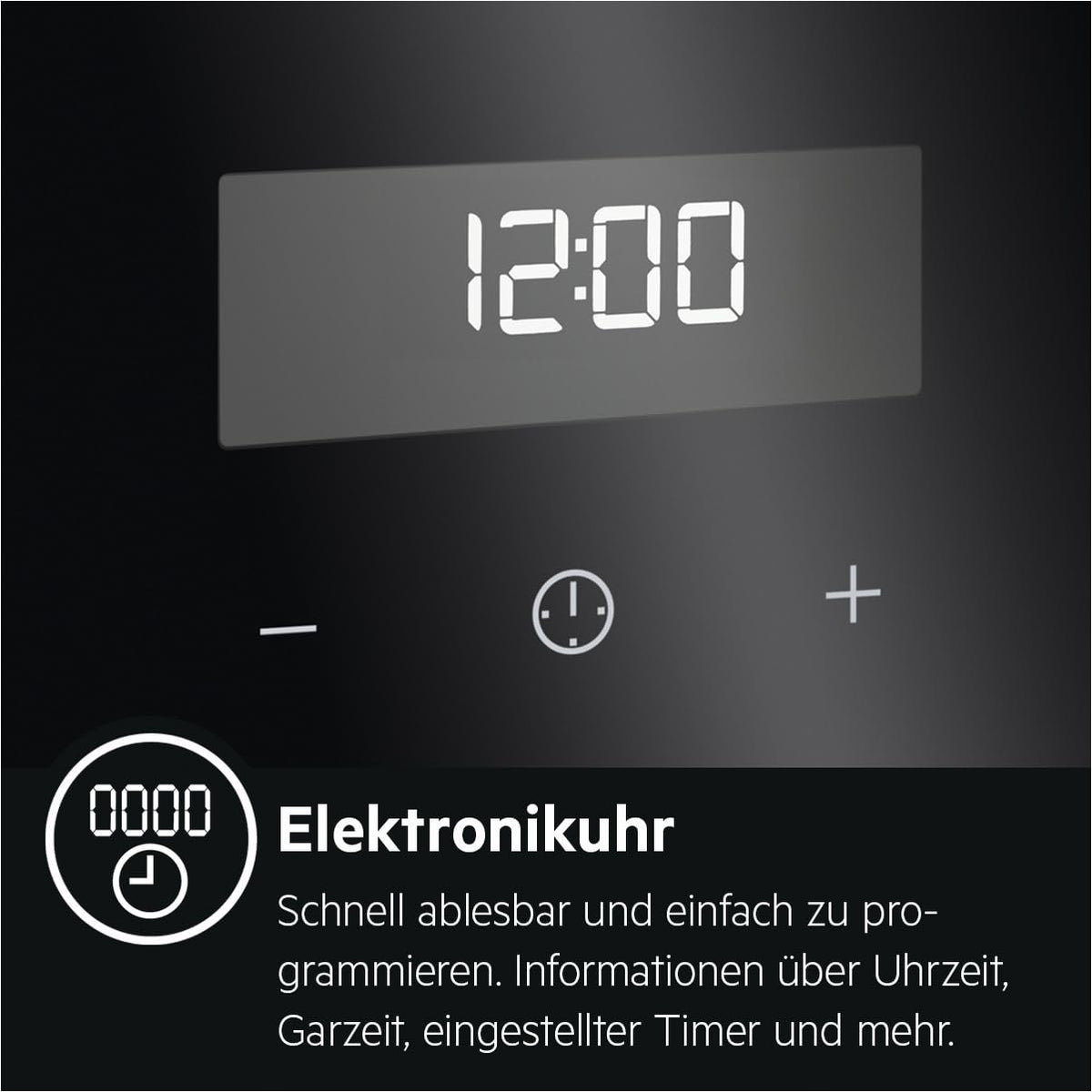 AEG Einbaubackofen, Serie 5 Ringheißluft: Gleichmäßige Garergebnisse auf 3 Ebenen, Pyrolyse Selbstreinigung, 45 Automatikprogramme, LED-Touchdisplay, Schnellaufheizung, Edelstahl, OU5PB40WSM