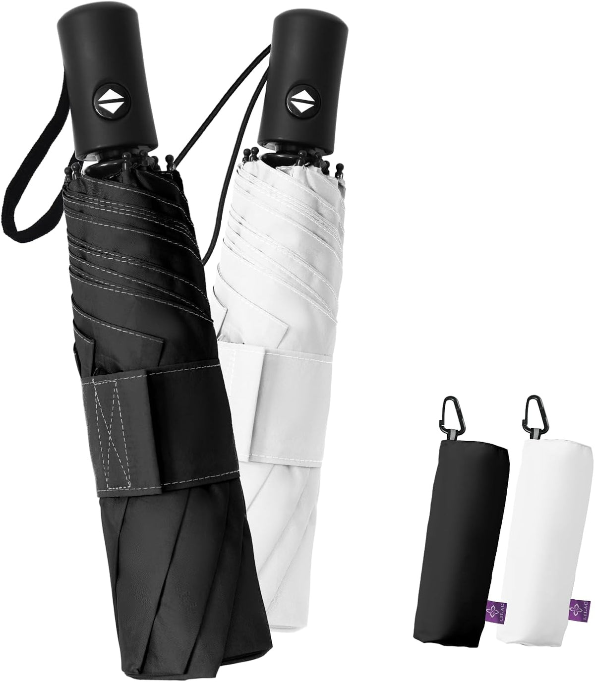 LILAC Regenschirm Klein Stabil Windfest