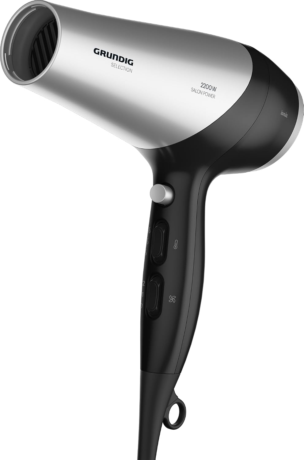 Grundig HD 6080 B Haartrockner, Ionen-Föhn, 2200 W
