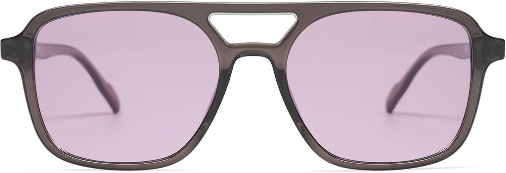 SOJOS Retro Aviator Sunglasses Womens Mens,Trendy Rectangle Shades SJ2202