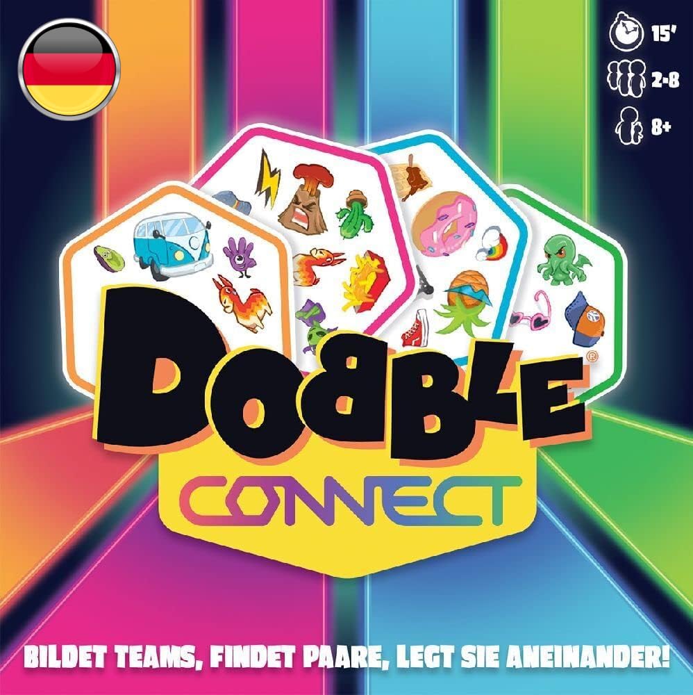 Asmodee, Dobble Bundesliga, rasantes Familienspiel, Deutsch
