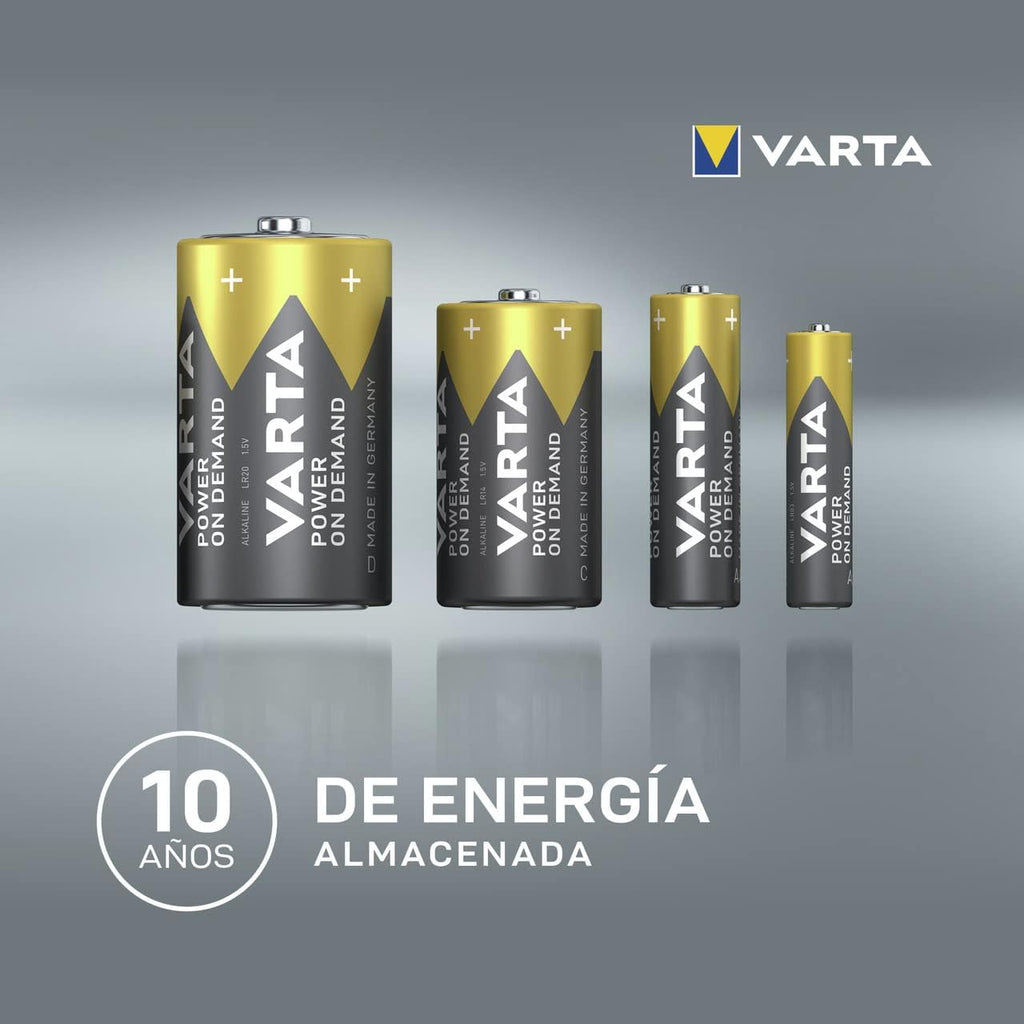 Varta Batterien AAA 100 Stück Power on Demand Alkaline 1,5 V Vorratspack