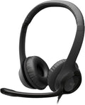 Logitech H390 Kopfhörer für PC zuhause, PC-Headset mit Mikrofon, Schwarz