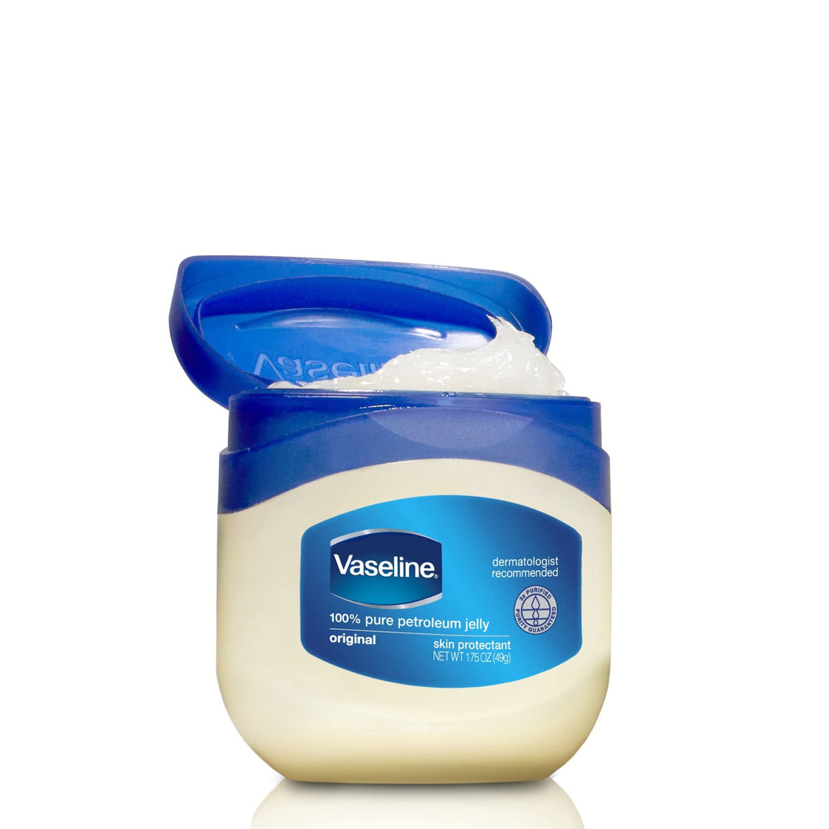 Vaseline Original Petroleum Jelly Moisturruiser Hautpflege für rissige, trockene Haut und Ekzemlinderung 6 x 250 ml