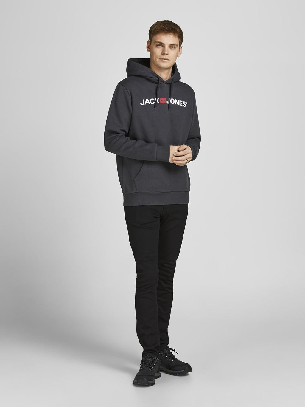 JACK & JONES Herren Kapuzenpullover mit Logo