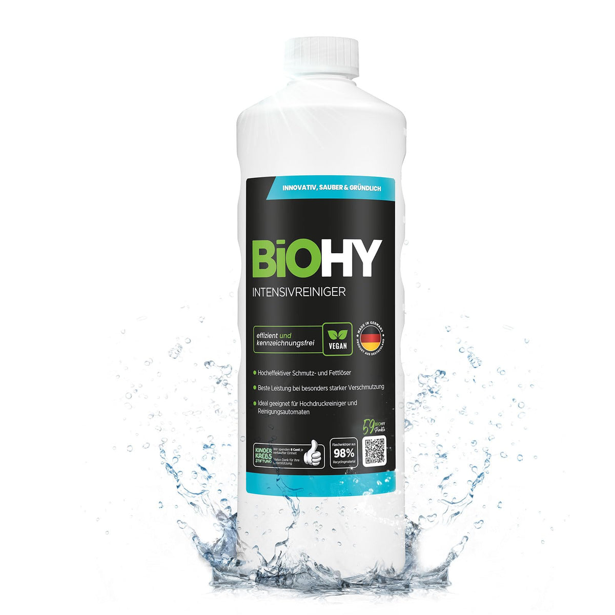 BiOHY Wischroboter Reiniger für Station mit Orangenduft (2 x 1 Liter)