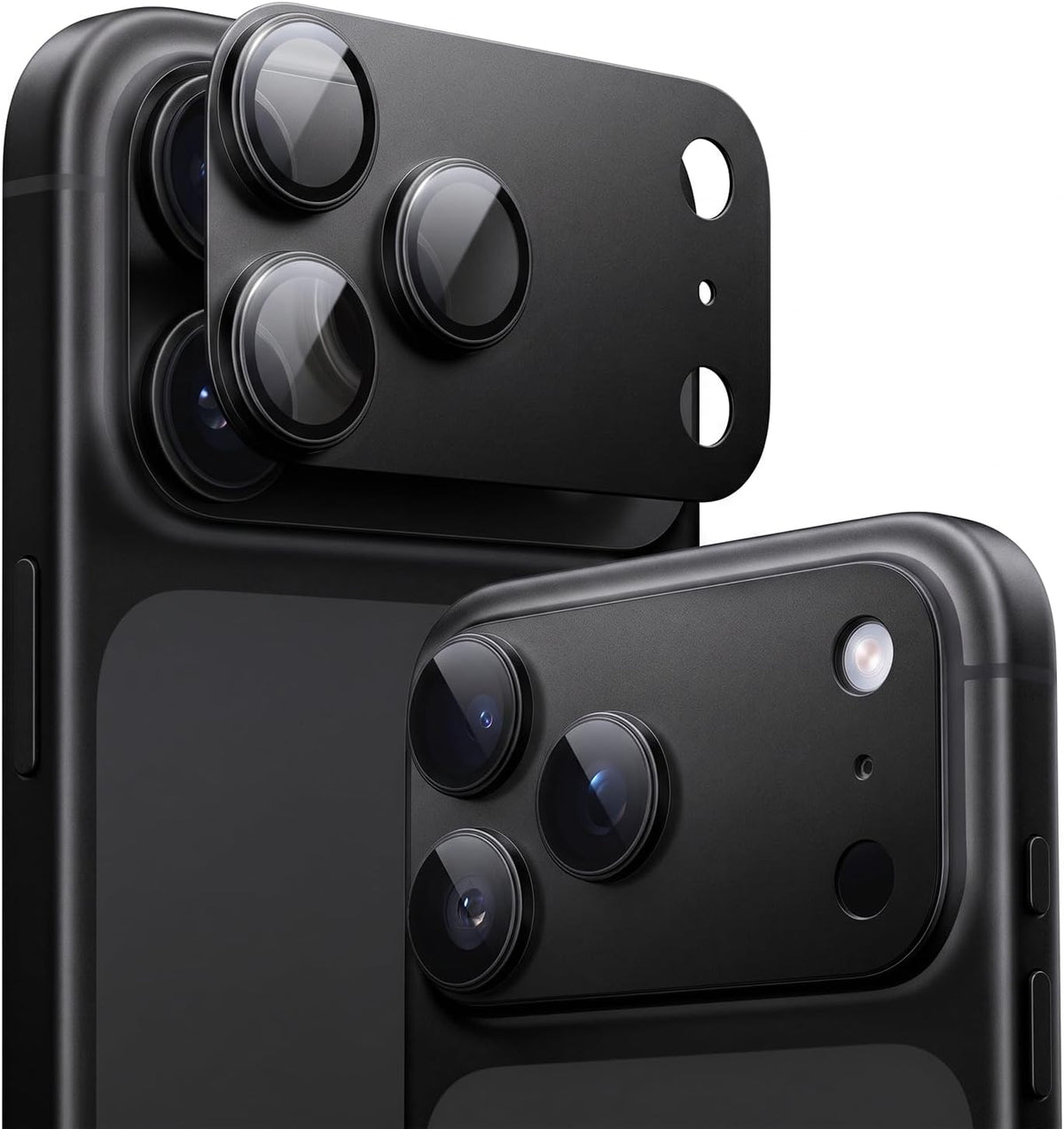 TORRAS für iPhone 18 Pro 9H+ Kratzfest Kameraschutz HD-Klares, Grau