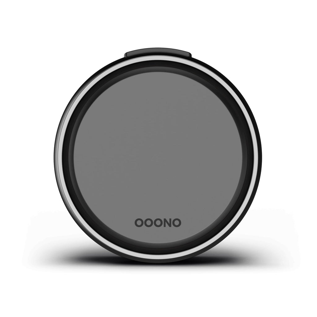 OOONO Co-Driver NO2 Schwarz- Optimierter Co-Driver fürs Auto - Warnt vor Tempo-Kontrollen und Gefahrenstellen – Wiederaufladbar – LED-Anzeige – CarPlay & Android Auto kompatibel