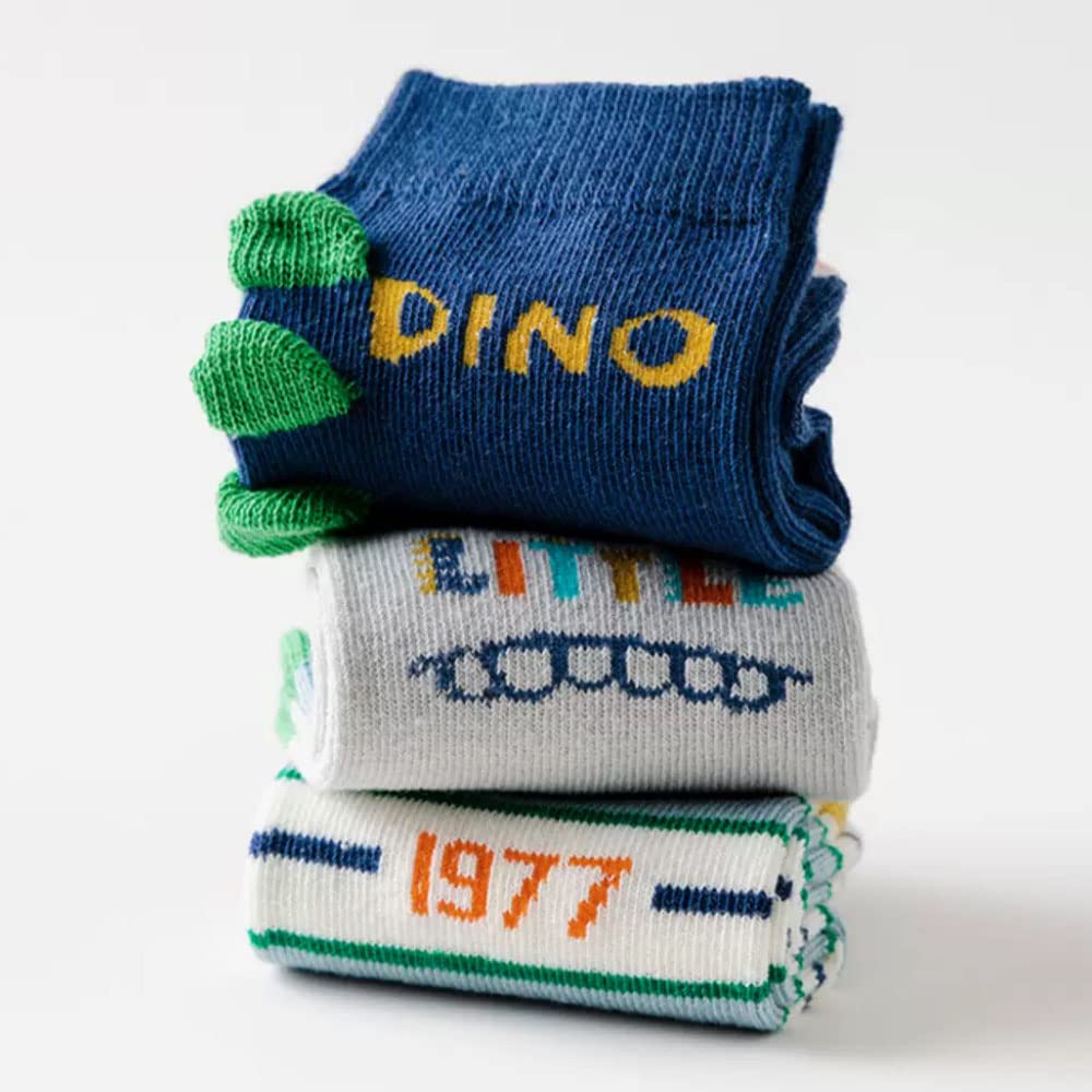 FedMois 10 Paires Chaussettes chaudes hiver en Coton Garçons Filles Socquette Enfant