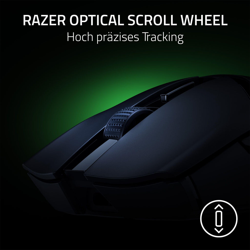 Razer Cobra Pro - kabellose Gaming-Maus mit RGB - Optischer Focus Pro Sensor mit 30K DPI (10 Anpassbare Tasten, HyperSpeed Wireless Polling 8K Hz, Bluetooth, Chroma-Beleuchtung mit 11 Zonen) Weiß