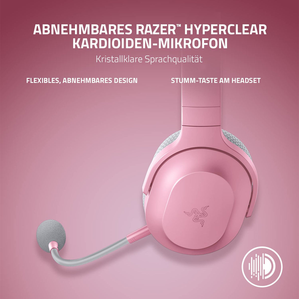 Razer Barracuda X - Kabelloses Multiplattform-Headset für Gaming und Mobile Geräte (SmartSwitch Dual Wireless, Triforce 40mm, Mikrofon mit Nierencharakteristik, 50h Akku, USB-C) Schwarz