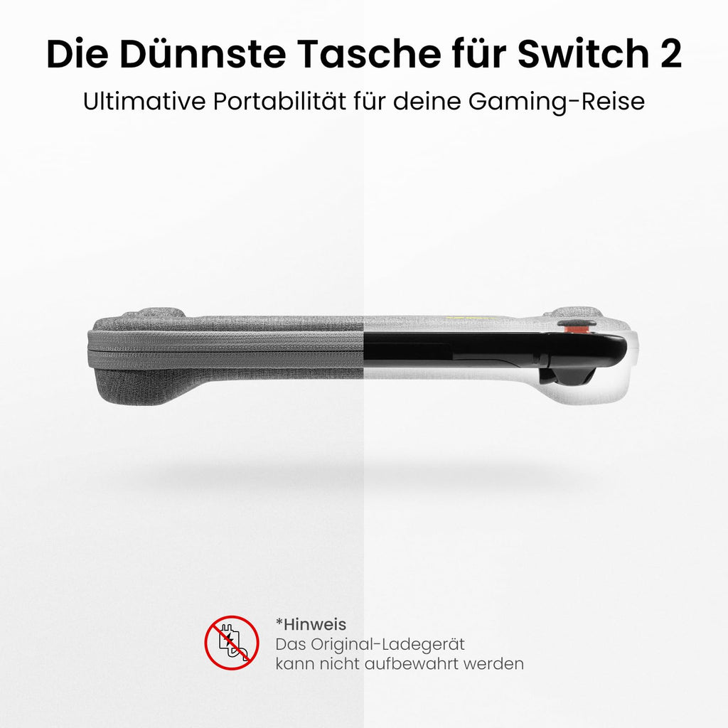 tomtoc Slim Tasche für Nintendo Switch 2, Schutz nach Militärstandard