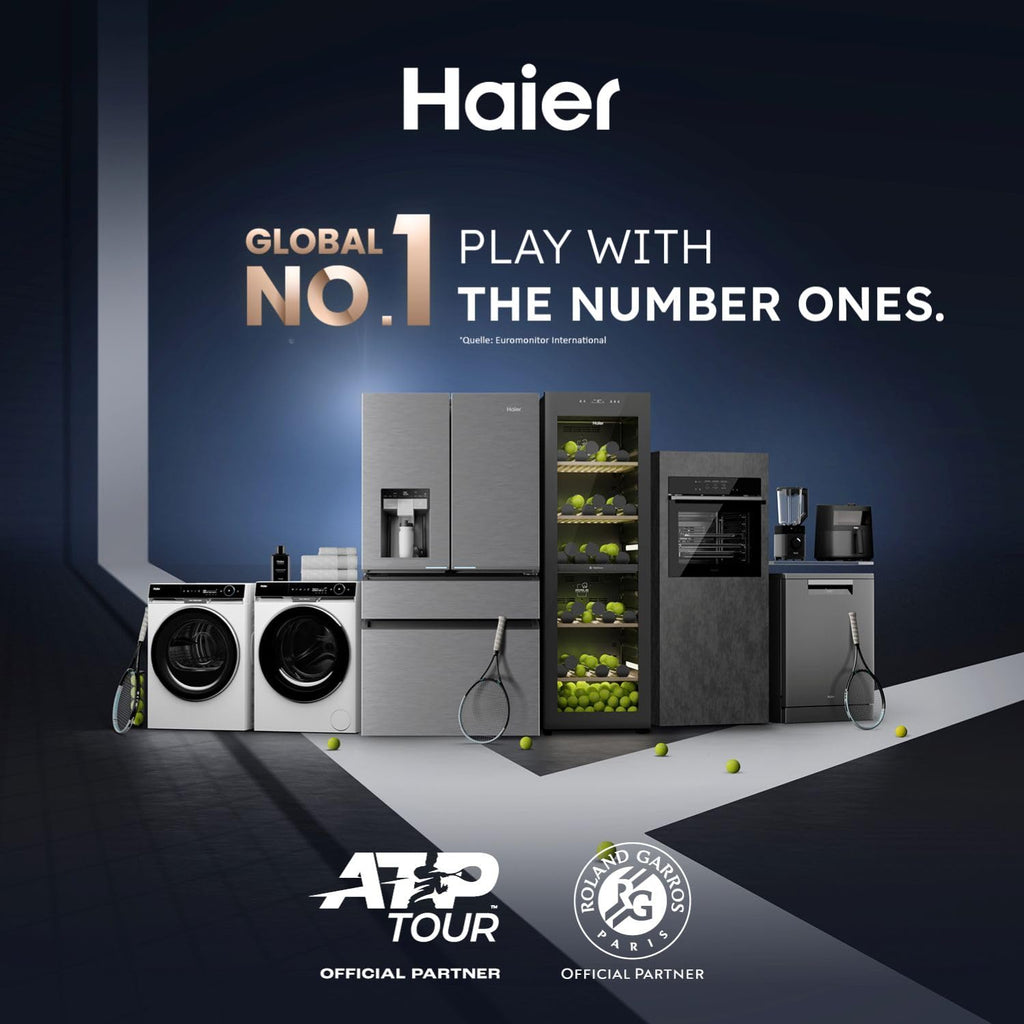 Haier Wärmepumpentrockner 9kg I G7 Serie I Klasse B I AI Power Inverter Motor, iOn Air Fresh, Pillow-Schontrommel, Automatik- & Hygiene-Programm, hOn AppI HD90-B667U1