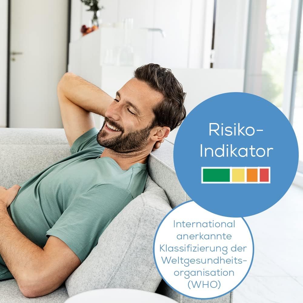 Beurer BM 27 Oberarm-Blutdruckmessgerät mit Manschettensitzkontrolle, klinisch validiert, Manschette für 22-42 cm, Risikoindikator, Arrhythmie-Erkennung, Datenübertragung zu Apple Health und co.