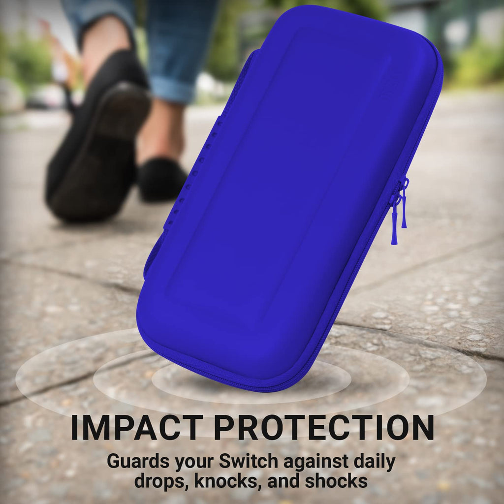 Orzly Tragetasche kompatibel mit Nintendo Switch Lite (2019) – Aufbewahrungstasche - Hartschalen Case/Hülle/Schutzhülle für die Verwendung mit der Nintendo Switch Lite Konsole & Accesoires - ROSA
