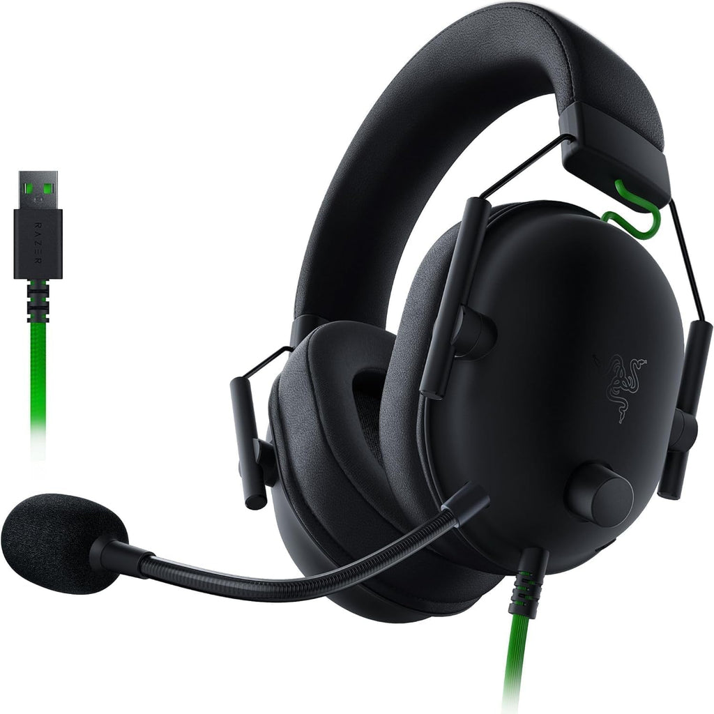 Razer BlackShark V2 X - Multi-Plattform kabelgebundenes Esports-Headset (Triforce 50mm Treiber, Erweiterte Passive Geräuschunterdrückung, 7.1 Surround Sound, Hyperclear Cardioid Mic) Grün