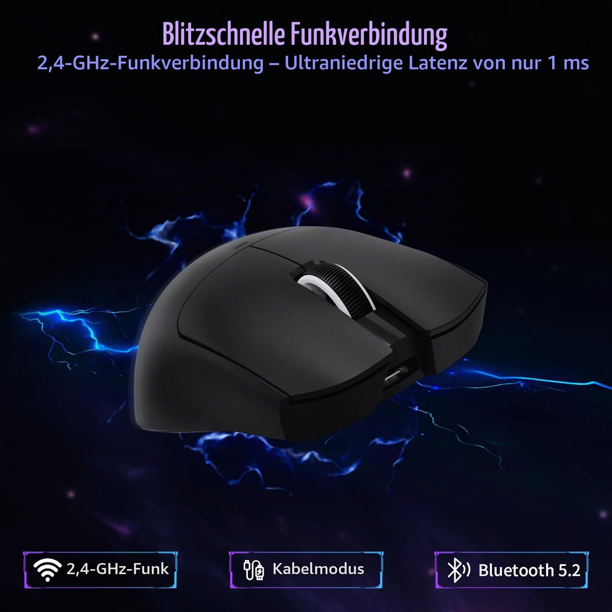 ATTACK SHARK X11SE Kabellose Gaming-Maus